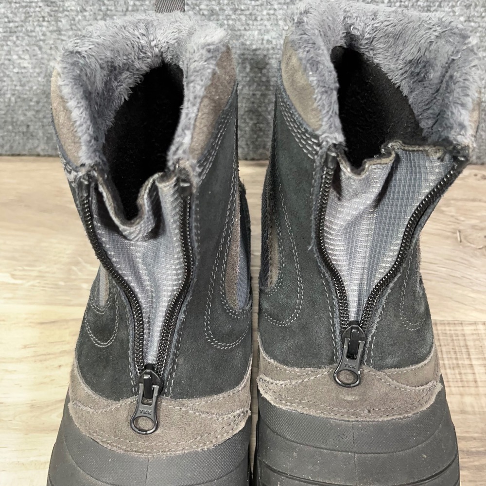 Merrell M-Select DRY Snow Boots Womens 7.5 Suede Waterproof Insulated Zip Black - Picture 4 of 7